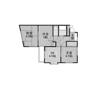 プリンスヴィラはなわ【3階】の間取り