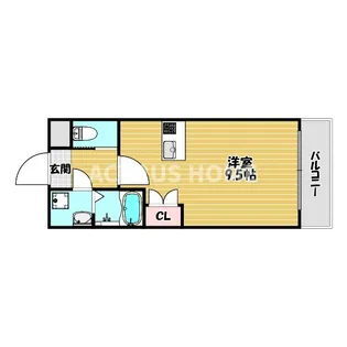 大阪府大阪市東住吉区駒川2【マンション】の間取り