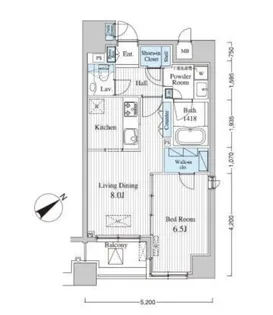 MFPRコート赤坂見附【3階】の間取り