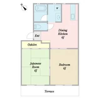 2DKの間取り画像