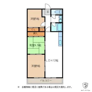 フェアリーライトII【3階】の間取り