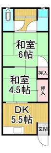 佐々木文化【2階】の間取り