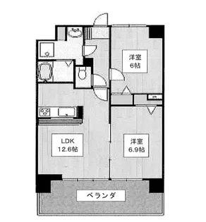 東京都練馬区高松5【マンション】の間取り
