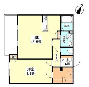 heritage八雲【2階】の間取り