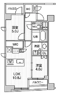シーズンフラッツ日本橋人形町PREMIEA【7階】の間取り