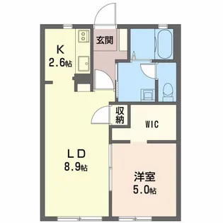 RESIDENZ FALKE【1階】の間取り