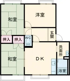 リベックス2号館【2階】の間取り