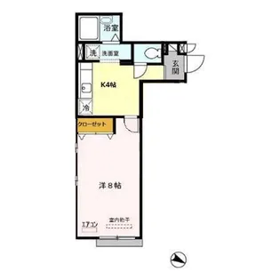 埼玉県川越市旭町1【アパート】の間取り