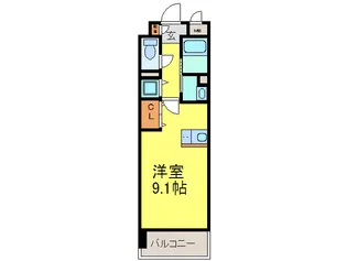 Canal Comfort【9階】の間取り