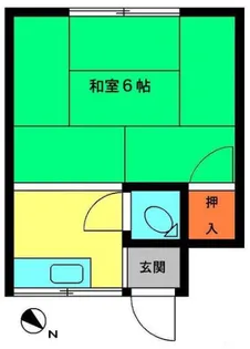 鈴木荘【2階】の間取り