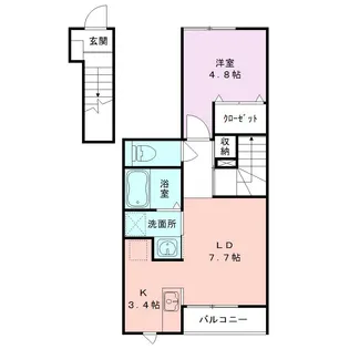 HILLS MEJIRO【2階】の間取り