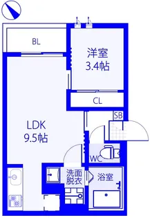 REGALEST岩槻【2階】の間取り