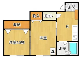 エオス富士見町【4階】の間取り
