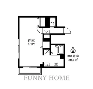 ロイヤルコート学芸大【3階】の間取り