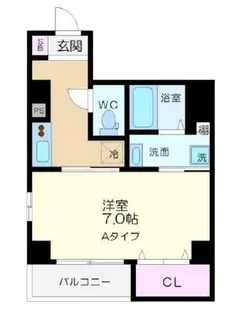 ざ・してぃ神戸元町【3階】の間取り