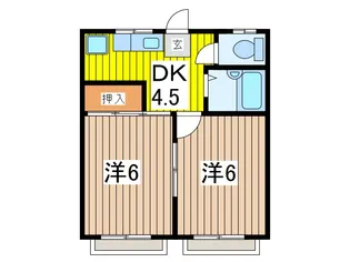 ブルーウッド【1階】の間取り