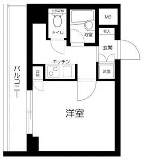 ルーブル森下【4階】の間取り