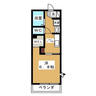 グリーンコーポ西大垣 B【2階】の間取り