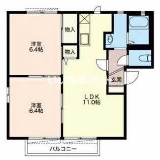 クレセール葵【1階】の間取り