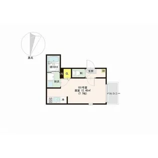 Momorie八乙女【1階】の間取り