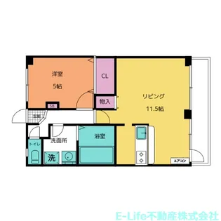 ヴェラッサルH【2階】の間取り