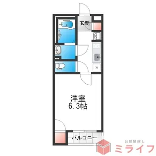 クレイノセカンド ユーアイ【1階】の間取り