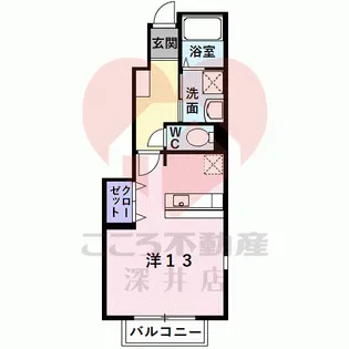 大阪府堺市東区北野田【アパート】の間取り