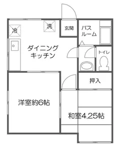 宮沢コーポ【2階】の間取り
