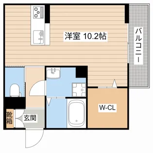 滋賀県彦根市里根町【アパート】の間取り