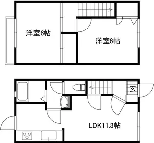 ダイナソーの間取り