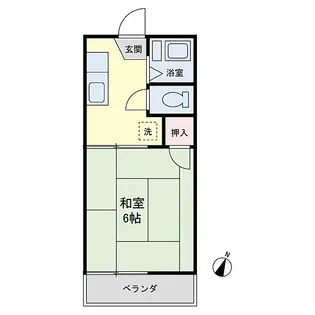アスナロハイツ【2階】の間取り