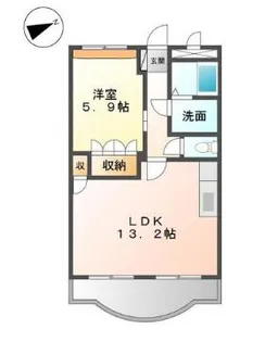 メゾン・グロワール【2階】の間取り