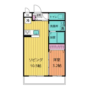 仮)津市久居野村町マンション【3階】の間取り