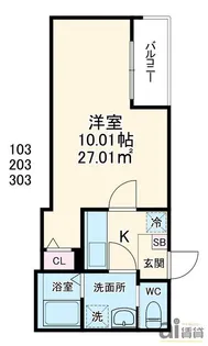 埼玉県川越市新宿町3【アパート】の間取り