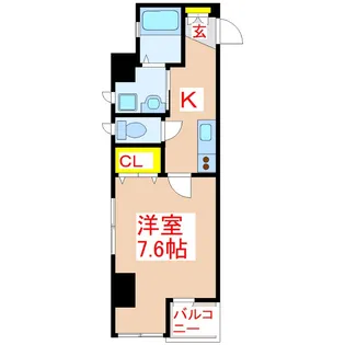 プチシャトラン樋之口【2階】の間取り