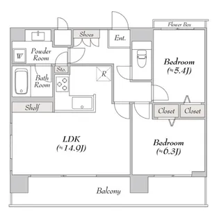 BluRock秋葉原【12階】の間取り