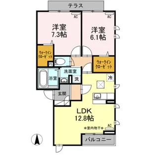 オスト【2階】の間取り