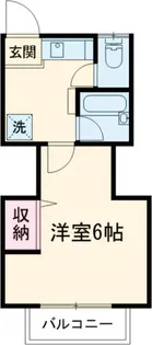 ミツユタカハイツ【1階】の間取り