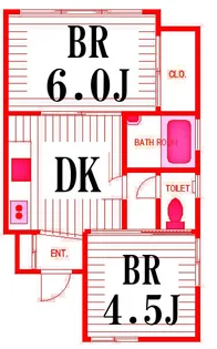 高木ハイツ【2階】の間取り
