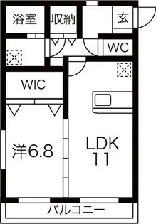 ラポール今沢【3階】の間取り