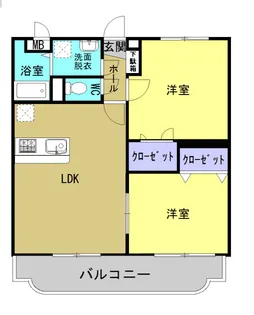 カークス【3階】の間取り
