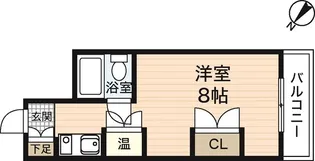 シティコーポ比治山【8階】の間取り