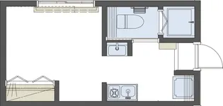 東京都足立区千住龍田町【アパート】の間取り