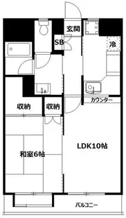 グランディ・シンヤ【3階】の間取り