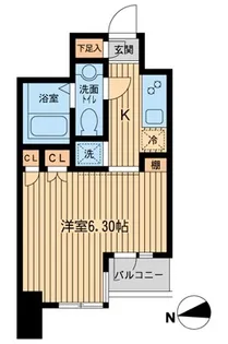東京都新宿区大久保2【マンション】の間取り