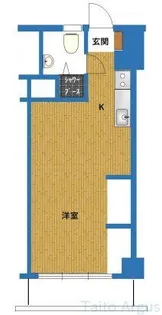 初台ワールドマンション【8階】の間取り