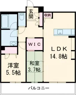 シャーメゾン Bloom Stage【2階】の間取り