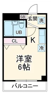 ランディー新浦安【2階】の間取り