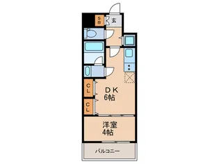 S-RESIDENCE淀屋橋【3階】の間取り