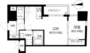 MGH大濠パーク【6階】の間取り